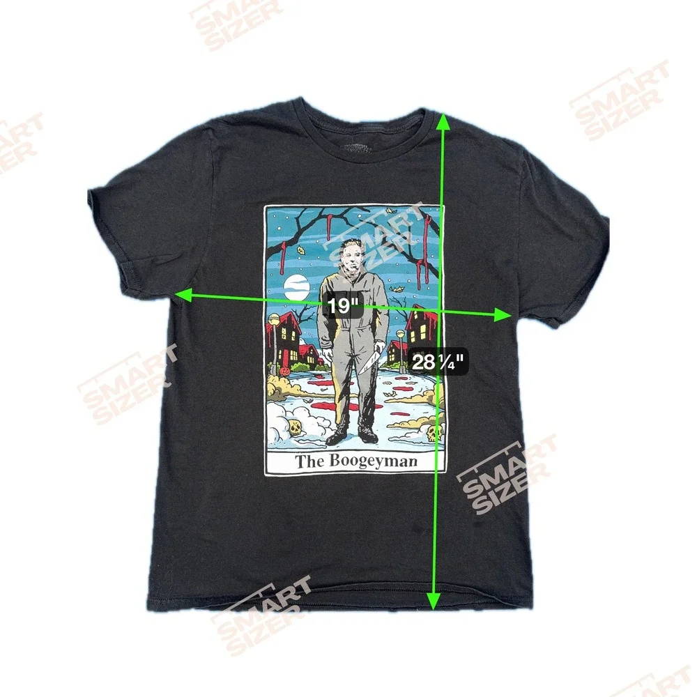 John Carpenters Halloween The Boogeyman Michael Myers‎ Tarot T Shirt Large